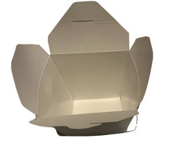 25 WHITE Chinese Take Out Box 26 oz Food Pail Party Favor Wedding Candy - £20.87 GBP