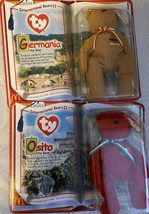 Ty international Beanies Osito and Germania Bear lot of 2 - £19.39 GBP