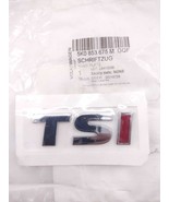 New OEM Genuine VW &quot;STI&quot; chrome red Emblem 5K0853675MGQF Tiguan turbo - $37.62