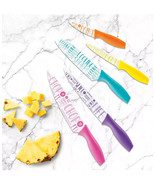 CUISINART 10-Pc. Printed Words Knife Set with guards NEW - £14.36 GBP