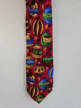 Jerry Garcia Christmas Ornament Neck Tie, 100% Silk 2005 - £14.97 GBP