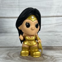 Ooshies DC Comics Gold Wonder Woman 4&quot; Vinyl Loose Figure - £6.36 GBP