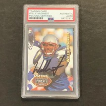 1995 Prime Playoff #42 Willie McGinest Signed Card AUTO PSA Slabbed Patriots - £55.46 GBP