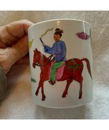 Overjoy hand painted in Hong Kong Asian style coffee mug, horse - €17,36 EUR