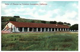 Ruins of Mission La Purisma Concepcion California Postcard  - £9.28 GBP