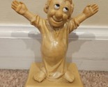 Vintage Russ Berrie I Love You This Much 7&quot; 1970 Resin Figure Statue - $9.49