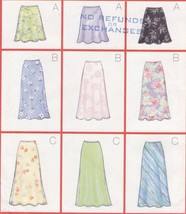 Misses &amp; Petite Very Easy Bias A-Line Skirt 3 Lengths Sew Pattern 18-22 - £8.00 GBP