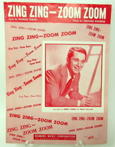 Zing Zing Zoom Zoom Sheet Music Piano Voice Ukulele 1950 Vintage Perry C... - $12.86