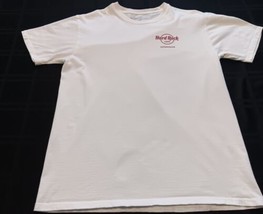 Hard Rock Cafe Copenhagen T-Shirt White Short Sleeve Graphic Print Unise... - $13.99