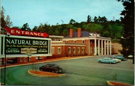  Natural Bridge Virginia VA Rockbridge Center Entrance Cars Chrome Postc... - £2.30 GBP