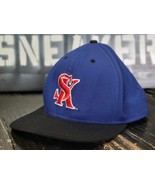 Vintage New Era Made in USA Sacramento Kings Blue/Red Snapback Hat M/L - $95.91 CAD
