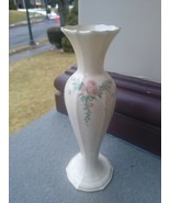 LENOX PETITE ROSE BUD VASE GOLD ACCENT 7 3/4 &quot; Tall w/tag - £8.68 GBP