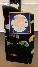 Halloween Ladies Crew Socks Size 9-11 Glitter Eyes NIB 260S - $4.49