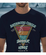 Unisex Antarctica Circle Tshirt South Pole Tee Funny Summer Vibe Outdoor... - $29.65 CAD+