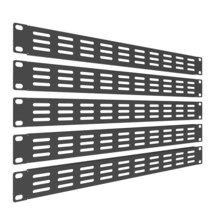 5 Pack Of 1U Vented Blank Panel - Steel Blank Rack Mount Panel Spacer Fo... - $54.14