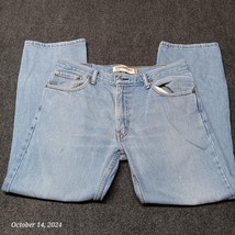 Levis 505 Jeans Men 34 X 29 Blue Straight Leg Regular Fit Mid Rise Mediu... - $15.23
