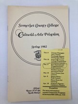 1982 Spring Cultural Arts Program Tommy Flanagan Jazz Concert - £11.20 GBP