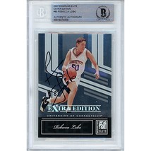 Rebecca Lobo UConn Huskies Autograph 2007 Donruss Beckett BGS On-Card Auto Slab - £77.64 GBP