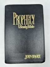 VTG Prophecy Study Bible NKJV Hardcover 1997 John Hagee Nelson 1462 Black  - £38.65 GBP