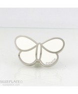 NWT AUTHENTIC COACH WHITE BUTTERFLY TIE TACK EUC - €15,30 EUR