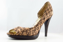 BCBGirls D&#39;Orsay Brown Fabric Women Shoes Size 7 Medium - £15.55 GBP