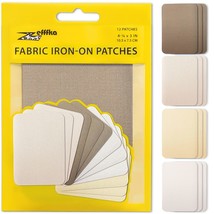 Premium Quality Fabric Iron-On Patches Inside & Outside Strongest Glue 100% Cott - £12.14 GBP