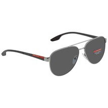 Prada PS 54TS 5AV5Z1 Linea Rossa Grey Pilot Men&#39;s Sunglasses  61mm - £146.17 GBP