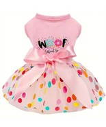 Pet Clothes Small Dog Princess Dress - Size M - £18.97 GBP