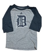 Detroit Tigers MLB Raglan T-Shirt Baseball Style 3/4 Sleeve Youth 8 adidas - $17.53 CAD