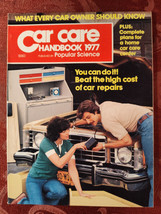 Rare Popular Science CAR CARE Handbook 1977 Mobile Car Care Center - £16.89 GBP