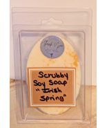 Handmade Scrubby Soy Soap &quot;Irish Spring&quot; Scented Bar 4 Oz Size Men&#39;s Bod... - $128.35 MXN
