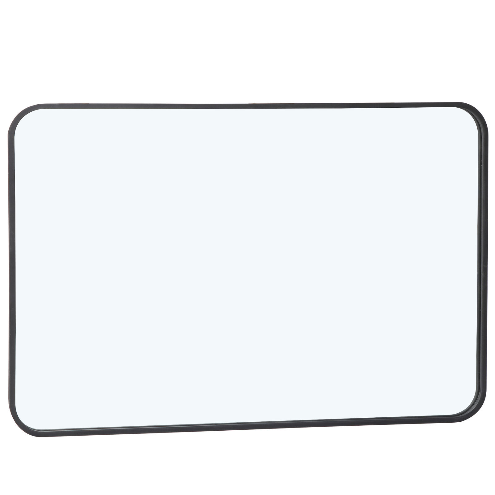 Rectangular Wall Mirror For Bathroom Bedroom Livingroom Black 24" X 36