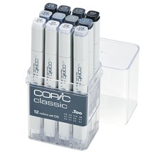 Copic Markers 12-Piece Cool Gray Set - £41.49 GBP