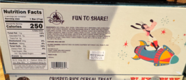 Disney Parks Mickey Mouse Crisped Rice Cereal Treats 10 oz (4 Treats) NEW Fresh image 2