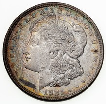 1921-D Plateado Morgan Dólar En Elección Bu Estado,Original Tonificante,... - $1,969.45 MXN
