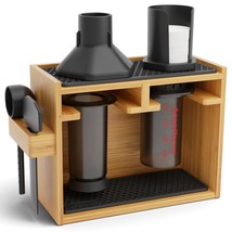  Bamboo Organizer For Aeropress, Coffee Caddy Station Holds Aeropress Coffee Mak - £56.18 GBP