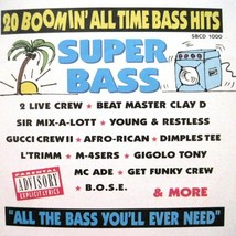 Super Bass U.S. Cd 1991 20 Tracks Mc A.D.E. B.O.S.E. Gigolo Tony Gucci Crew Ii - $19.99