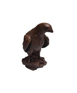 Vintage Red Mill Eagle Sculpture 1980s Pecan Shell Rustic Handcrafted Decor - $734.25 MXN