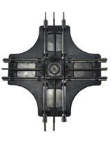 Marx Vintage Metal 4 Way Track Cross - $14.73