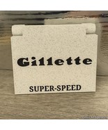 Gillette Super Speed Safety Razor Case - Flare Tip, Blue Tip, Black Handle - USA - $34.51 CAD
