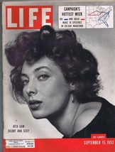 ORIGINAL Vintage Life Magazine September 15 1952 Rita Gam - £15.50 GBP