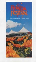 Florida Festival Brochure Orlando Florida Sea World 1980 Al E Gators - £17.31 GBP