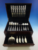 Louis XV by Whiting Sterling Silver Flatware Set Service 49 pieces Dinner F Mono - £2,480.49 GBP