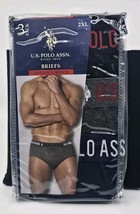 US Polo Assn 3 Pack Briefs Mens Cotton Stretch Underwear 2XL 44-46 - $23.75