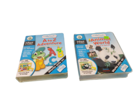SET OF 2 LEAP FROG INFANT AND TODDLER ORIGINAL BOXES 1 Has Book &amp; 1 Missing - $10.00