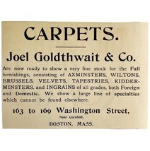 Goldthwait And Co Carpets 1894 Advertisement Victorian Boston Retail ADB... - €17,28 EUR