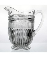 Beatty Brady Sampson Water Pitcher, Antique Indiana Glass c.1899 EAPG 8 ... - £51.79 GBP