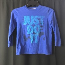 Boys Nike Blue ~Just Do It Logo~ Long Sleeve Shirt XS - £6.83 GBP