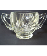 Indiana glass vintage open sugar bowl #1008 Willow aka Oleander &amp; Magnol... - £5.72 GBP