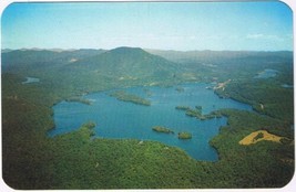 Postcard Village Of Blue Mountain Lake Central Adirondack Mountains New York - $2.73